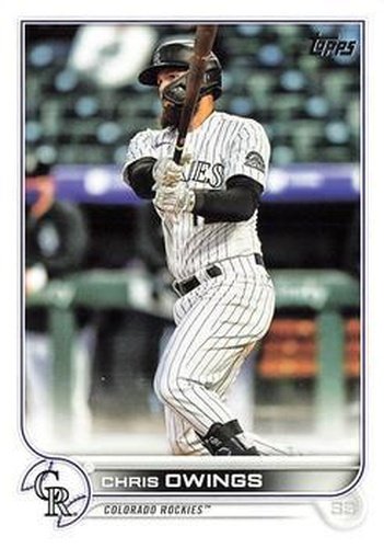 #462 Chris Owings - Colorado Rockies - 2022 Topps Baseball