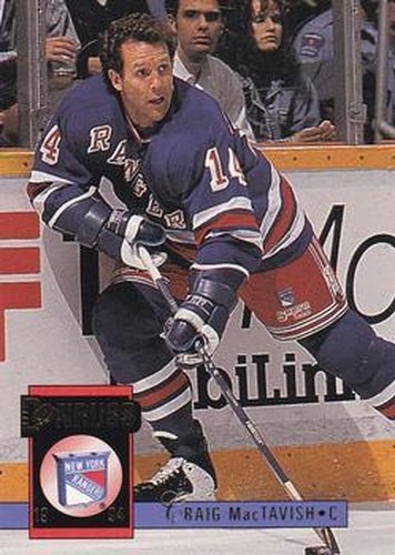 #462 Craig MacTavish - New York Rangers - 1993-94 Donruss Hockey