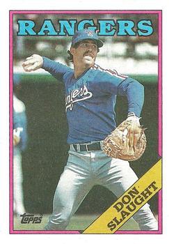 #462 Don Slaught - Texas Rangers - 1988 Topps Baseball