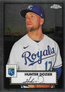 #462 Hunter Dozier - Kansas City Royals - 2021 Topps Chrome Platinum Anniversary Baseball