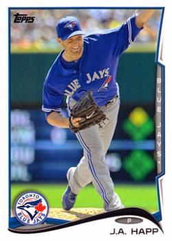 #462 J.A. Happ - Toronto Blue Jays - 2014 Topps Baseball