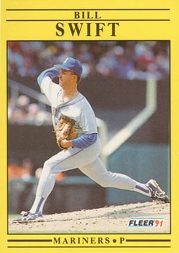 #462 Bill Swift - Seattle Mariners - 1991 Fleer Baseball