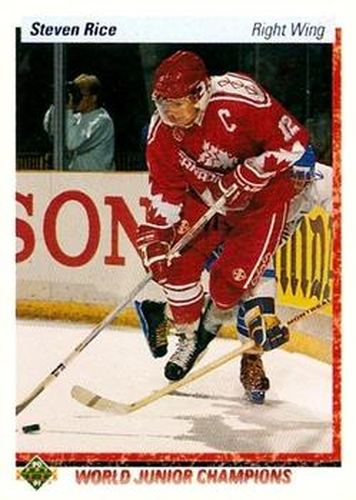 #462 Steven Rice - Canada - 1990-91 Upper Deck Hockey