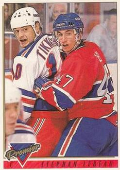 #462 Stephan Lebeau - Montreal Canadiens - 1993-94 Topps Premier Hockey