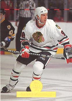 #462 Bernie Nicholls - Chicago Blackhawks - 1994-95 Leaf Hockey
