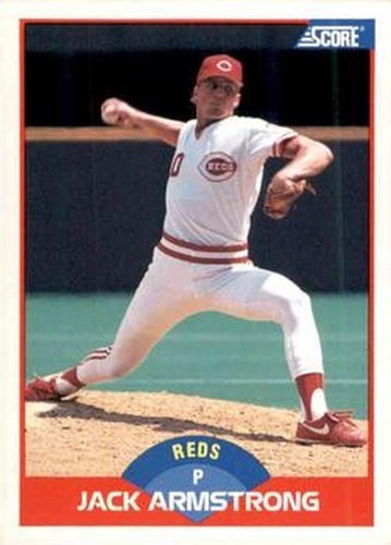 #462 Jack Armstrong - Cincinnati Reds - 1989 Score Baseball