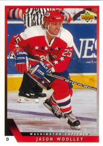 #462 Jason Woolley - Washington Capitals - 1993-94 Upper Deck Hockey