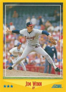 #462 Jim Winn - Chicago White Sox - 1988 Score Baseball