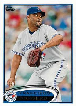 #463 Francisco Cordero - Toronto Blue Jays - 2012 Topps Baseball