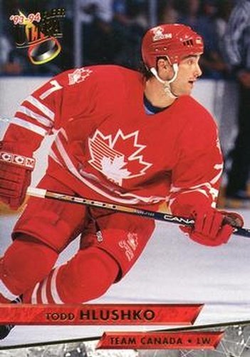 #463 Todd Hlushko - Canada - 1993-94 Ultra Hockey