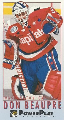 #463 Don Beaupre - Washington Capitals - 1993-94 Fleer PowerPlay Hockey