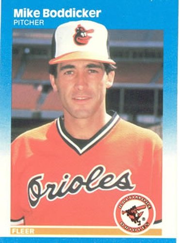 #463 Mike Boddicker - Baltimore Orioles - 1987 Fleer Baseball