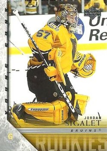 #463 Jordan Sigalet - Boston Bruins - 2005-06 Upper Deck Hockey