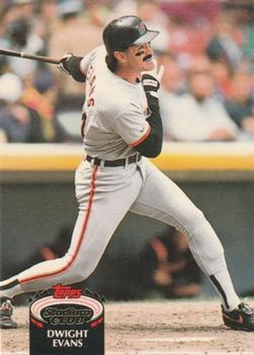 #463 Dwight Evans - Baltimore Orioles - 1992 Stadium Club Baseball
