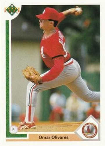 #463 Omar Olivares - St. Louis Cardinals - 1991 Upper Deck Baseball