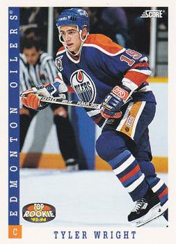 #463 Tyler Wright - Edmonton Oilers - 1993-94 Score Canadian Hockey