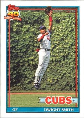 #463 Dwight Smith - Chicago Cubs - 1991 O-Pee-Chee Baseball