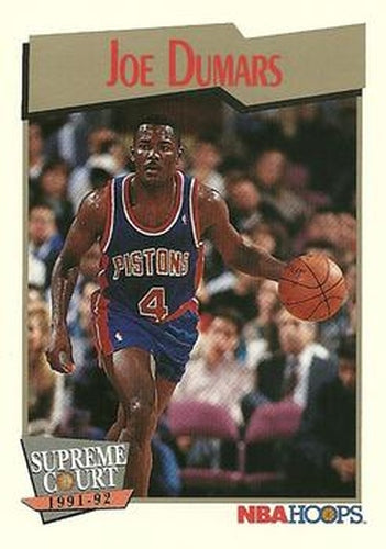#463 Joe Dumars - Detroit Pistons - 1991-92 Hoops Basketball