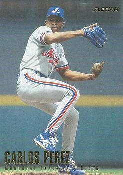 #463 Carlos Perez - Montreal Expos - 1996 Fleer Baseball