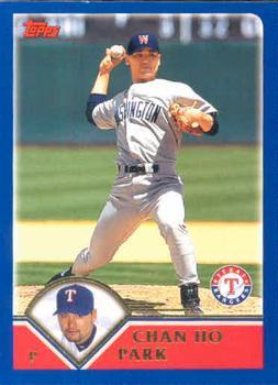 #463 Chan Ho Park - Texas Rangers - 2003 Topps Baseball