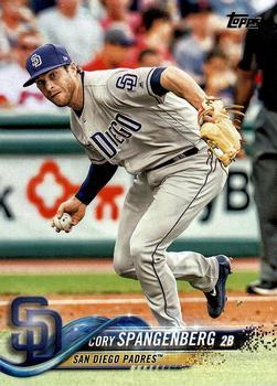 #463 Cory Spangenberg - San Diego Padres - 2018 Topps Baseball