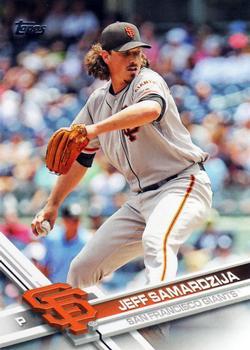 #463 Jeff Samardzija - San Francisco Giants - 2017 Topps Baseball