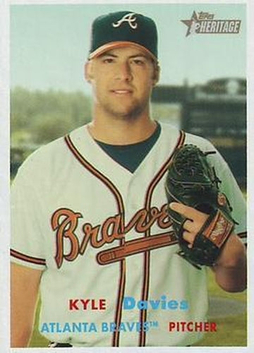 #463 Kyle Davies - Atlanta Braves - 2006 Topps Heritage Baseball