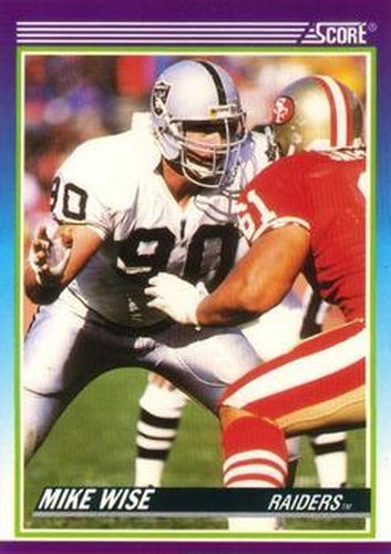 #463 Mike Wise - Los Angeles Raiders - 1990 Score Football