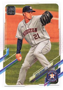 #463 Zack Greinke - Houston Astros - 2021 Topps Baseball