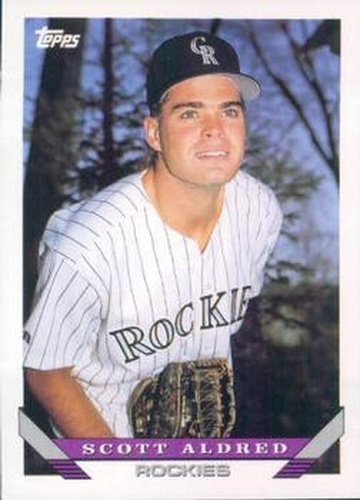 #463 Scott Aldred - Colorado Rockies - 1993 Topps Baseball