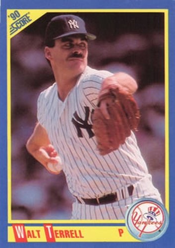 #463 Walt Terrell - New York Yankees - 1990 Score Baseball