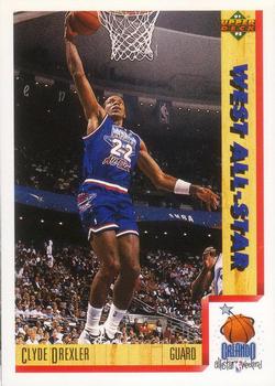 #463 Clyde Drexler - Portland Trail Blazers - 1991-92 Upper Deck Basketball