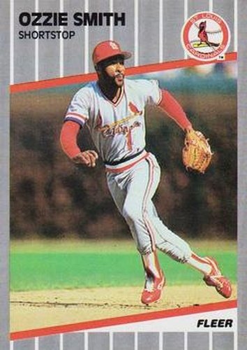 #463 Ozzie Smith - St. Louis Cardinals - 1989 Fleer Baseball
