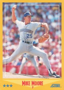 #464 Mike Moore - Seattle Mariners - 1988 Score Baseball