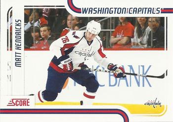 #464 Matt Hendricks - Washington Capitals - 2011-12 Score Hockey