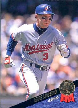 #464 Mike Lansing - Montreal Expos - 1993 Leaf Baseball