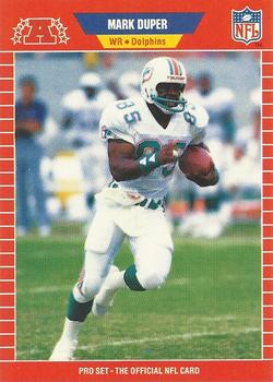 #464 Mark Duper - Miami Dolphins - 1989 Pro Set Football