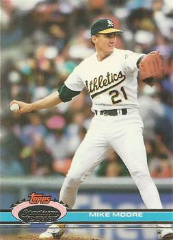 #464 Mike Moore - Oakland Athletics - 1991 Stadium Club Baseball
