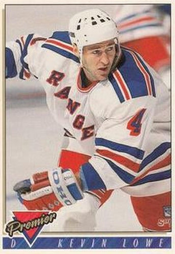 #464 Kevin Lowe - New York Rangers - 1993-94 Topps Premier Hockey