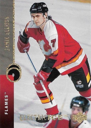 #464 Jamie Allison - Calgary Flames - 1994-95 Upper Deck Hockey - Electric Ice
