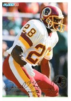 #464 Darrell Green - Washington Redskins - 1994 Fleer Football