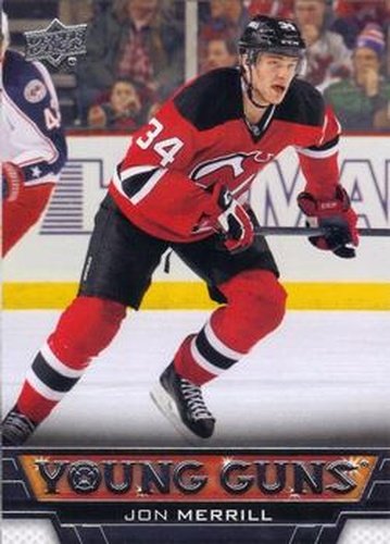 #464 Jon Merrill - New Jersey Devils - 2013-14 Upper Deck Hockey