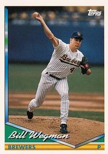 #464 Bill Wegman - Milwaukee Brewers - 1994 Topps Baseball