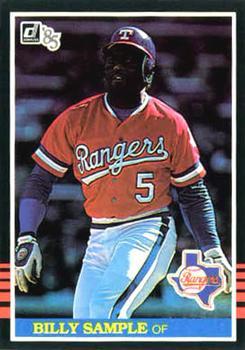 #464 Billy Sample - Texas Rangers - 1985 Donruss Baseball