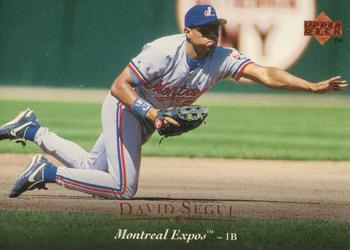 #464 David Segui - Montreal Expos - 1995 Upper Deck Baseball
