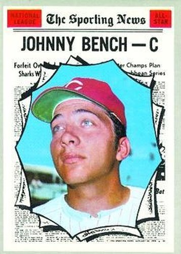 #464 Johnny Bench - Cincinnati Reds - 1970 Topps Baseball