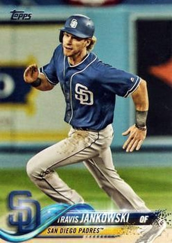 #464 Travis Jankowski - San Diego Padres - 2018 Topps Baseball