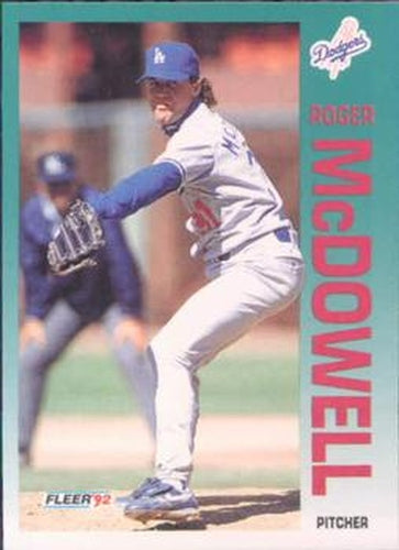 #464 Roger McDowell - Los Angeles Dodgers - 1992 Fleer Baseball