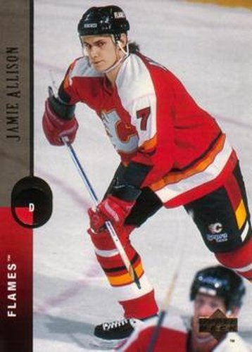 #464 Jamie Allison - Calgary Flames - 1994-95 Upper Deck Hockey
