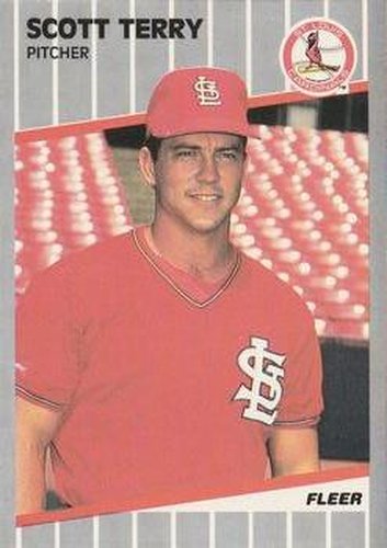#464 Scott Terry - St. Louis Cardinals - 1989 Fleer Baseball